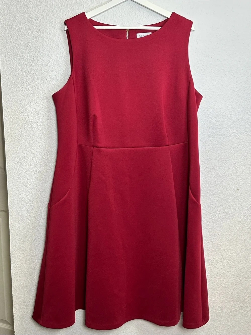Calvin Klein Women's Scuba Sheath Dress Plus‎ Size 20W Formal Wedding Cocktail